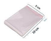 Saco Adesivado Plastico Transparente 5x10 C/ 100 Unidades