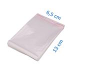Saco Adesivado Plastico Transparente 6,5x13 C/ 200 Unidades