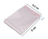 Saco Adesivado Plastico Transparente 6,5x9 C/ 100 Unidades