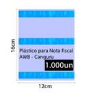 Saco Canguru Envelope Plástico Nota Fiscal 12x16CM 1000UN 3F