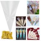 Saco Cone 50 unid 18x30 Com Arame Lembrancinha Pipoca Doce