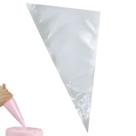 Saco Confeitar Bolo Doces 38cm Grande Plástico Descartável Confeitaria Resistente Rechear Cupcakes