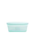 Saco de armazenamento de alimentos reutilizável Zip Top Snack Teal Silicone USA