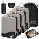 Saco de armazenamento HWAEYEM Compression Packing Cubes, conjunto de 8
