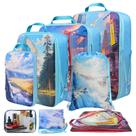 Saco de armazenamento PFEYRPK Compression Packing Cubes, conjunto de 7