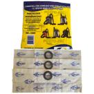Saco De Aspirador De Pó Wap Gtw10 Gtw Inox 12 Gtw10 Maré Biovac 10 Wap Kit com 3 Unidades Envio em 24hs