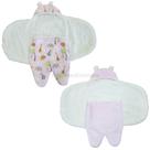 Saco de Bebê Para Dormir Sherpa Carneirinho Rosa e Rosa Safari