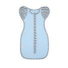 Saco de cobertor para bebês Aquooky Transition to Arms Free Blue 3-6M