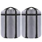 Saco de Compresión Borogo 36L Impermeable para Camping Gris Paquete de 2