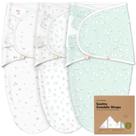 Saco de Dormir Bebê KeaBabies Organic - Pacote com 3 Unidades (0-3 Meses)