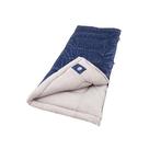 Saco de dormir Coleman Brazos 30F azul para campistas de até 180 cm