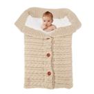 Saco de dormir de lã quente para recém-nascido com cobertor Swaddle Blanket