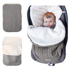 Saco de dormir de lã Swaddle Blanket Yinuoday para bebês cinza