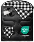 Saco de dormir duplo MEREZA de flanela XL Queen 0 C para frio
