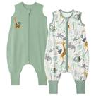Saco de dormir infantil Yoofoss 12-24M 100% algodão orgânico