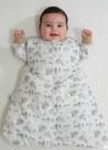 Saco de dormir inverno bebê, manga longa M - dupla face 3 camadas - MaluBaby