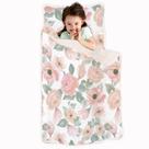 Saco de dormir JumpOff Jo Nap Mat 109x51cm em aquarela floral Saco de dormir JumpOff Jo Nap Mat 109x51cm em aquarela floral
