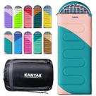 Saco de dormir Kanyak Camping 0C para adultos, crianças e adolescentes, 3-4 temporadas