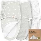 Saco de Dormir KeaBabies Aspire para Bebês (0-3 Meses) - Pacote com 3