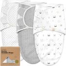 Saco de Dormir KeaBabies para Bebês (0-3 Meses) - Pacote com 3 Unidades Orgânicas Saco de Dormir KeaBabies para Bebês (0-3 Meses) - Pacote com 3 Unidades Orgânicas