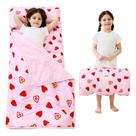 Saco de Dormir Lasoftan para Niños Pequeños con Colchoneta y Almohada 127x53x5 cm