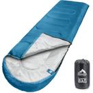 Saco de dormir MEREZA XL para adultos acampando 4 temporadas azul