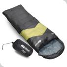 Saco de Dormir Nautika Viper com Capuz e Saco de Compressão Preto e Verde