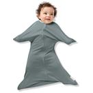 Saco de Dormir para Bebê (4-8 Meses) - Com Zíper - Cinza