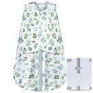 Saco de dormir para bebês BSTOPT de algodão rayon ajustável de 3 vias 0-3M