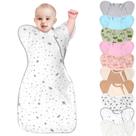 Saco de dormir para bebês com manta vestível Knirose Arms Up