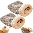 Saco de dormir para gatos JCATPD Cozy Winter Self Warm Pet Bed Cave