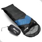 Saco de Dormir Preto e Azul Nautika Viper com Capuz e Saco de Compressão