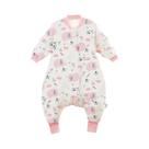 Saco De Dormir Quente De Inverno Para Meninas Com Pés, 1-4 Anos, Cobertor De Crescimento Infantil,