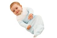 Saco de dormir Swaddelini Arms Out azul para bebês de 8 a 11 kg
