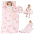 Saco de dormir Viviland Toddler Nap Mat com travesseiro 135x53 cm