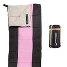 Saco de dormir Wakeman Outdoors Lightweight Kids rosa/preto