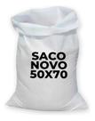Saco de Entulho Construção Ráfia 50x70 cm Branco Kit 20 Unidades