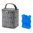 Saco de leite materno Cooler BABEYER 18x18x23cm com bolsa de gelo Saco de leite materno Cooler BABEYER 18x18x23cm com bolsa de gelo