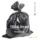 Saco De Lixo 100 Litros P15 - Mega Forte 20 Unidades