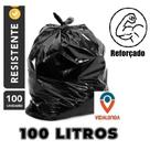 Saco De Lixo 100 Litros Resistente Reforçado com 100 unidades P4