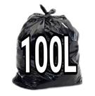 Saco de lixo 100l c/25 reforçado