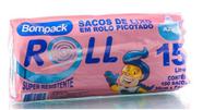 Saco de Lixo 15L ROLL Azul com 80 Unidades