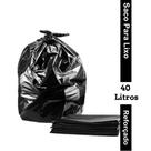 Saco De Lixo 40 Litros Reforçado c/100 unidades - 40 L Sustentável, Reciclavel