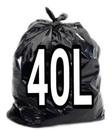 Saco De Lixo 40l c/100 unid - Saco De Lixo 40l c/100 unid -