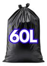 Saco De Lixo 60l Com 50 Unidades 120 Micras Super Resistente