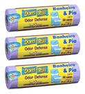 Saco de Lixo Banheiro e Pia Anti Odor Cheiro Defense Cor Lilás Dover Roll Com 50 unidades Kit 3 Un Saco de Lixo Banheiro e Pia Anti Odor Cheiro Defense Cor Lilás Dover Roll Com 50 unidades Kit 3 Un
