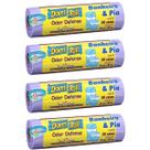 Saco de Lixo Banheiro e Pia Anti Odor Cheiro Defense Cor Lilás Dover Roll Com 50 unidades Kit 4 Un