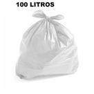 Saco de lixo - branco - 100 litros - p5 - 100 unidades
