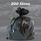 Saco de Lixo Comum 200 Litros c/100 unidades para Comércio, Empresa, Resolt, Resindencial, Escritório e Uso Pessoal