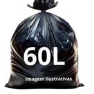 Saco de lixo de 60 Litros com 20 Unidades